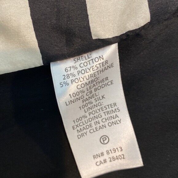 Trasy Resse New York Woman Jacket Black size 4 Leather Blazer B53 - Picture 12 of 12